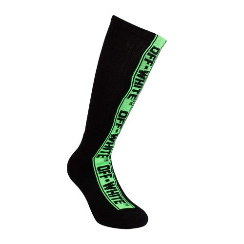 Front - Off White Unisex Adult Industrial Belt Socks