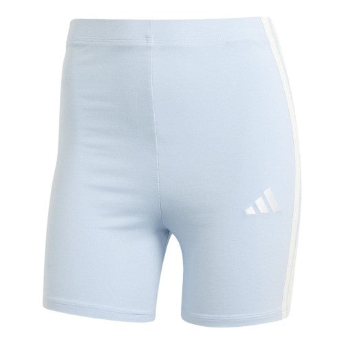 Front - Adidas Womens/Ladies 3 Stripes Biker Shorts