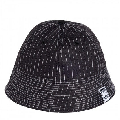 Front - Adidas Womens/Ladies Originals Pinstripe Casual Bucket Hat