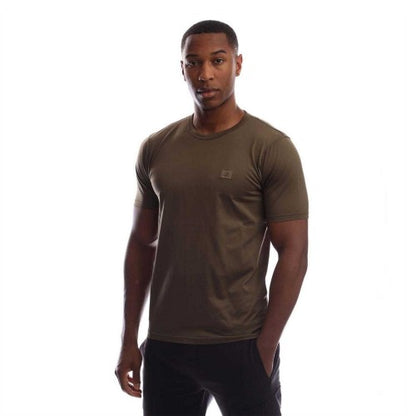 Front - C.P. Company Mens Mercerised Cotton Regular T-Shirt