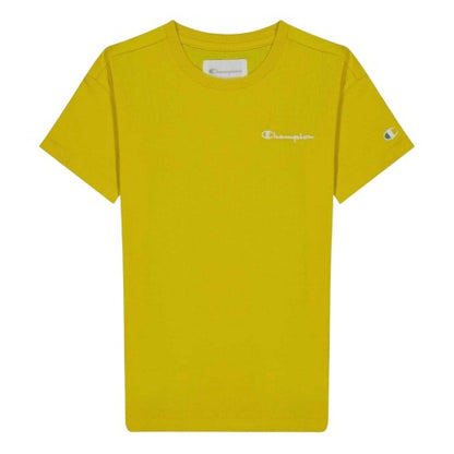 Front - Champion Childrens/Kids Chest Logo Crew Neck T-Shirt