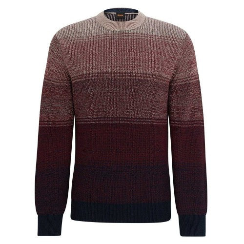 Front - Boss Mens Kaller Knitted Sweatshirt