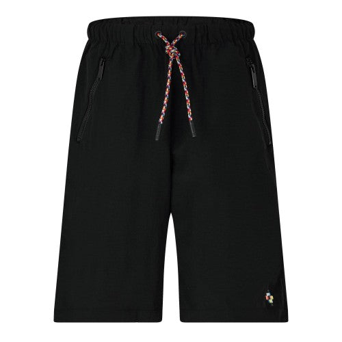 Front - Marcelo Burlon Mens Nylon Coloured Drawstring Shorts