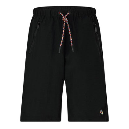 Front - Marcelo Burlon Mens Nylon Coloured Drawstring Shorts