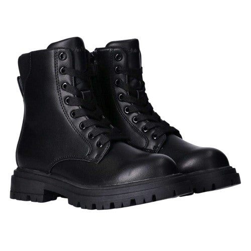 Front - Calvin Klein Childrens/Kids Colleen Combat Boots