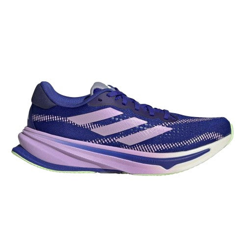 Front - Adidas Womens/Ladies Supernova Rise 3 Stripes Shoes