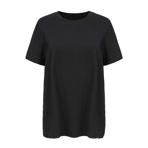 Front - Slazenger Womens/Ladies Crossover Hem Training T-Shirt