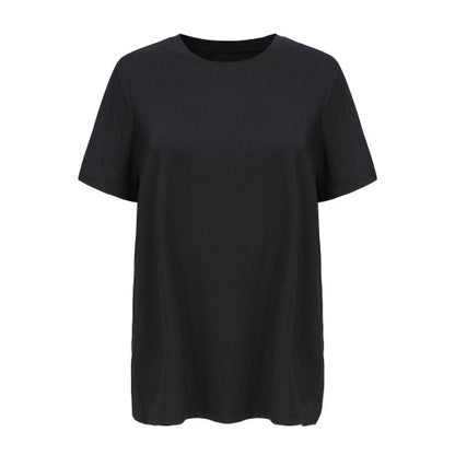 Front - Slazenger Womens/Ladies Crossover Hem Training T-Shirt