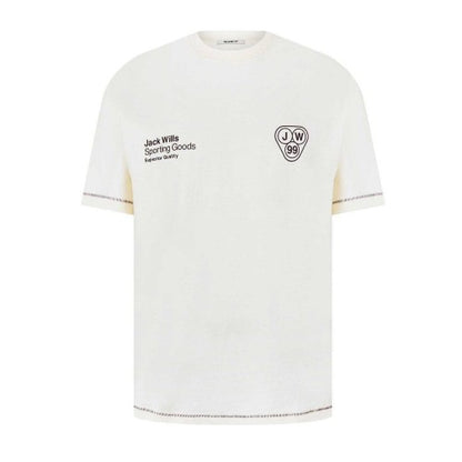 Front - Jack Wills Mens Superior Crew Neck T-Shirt