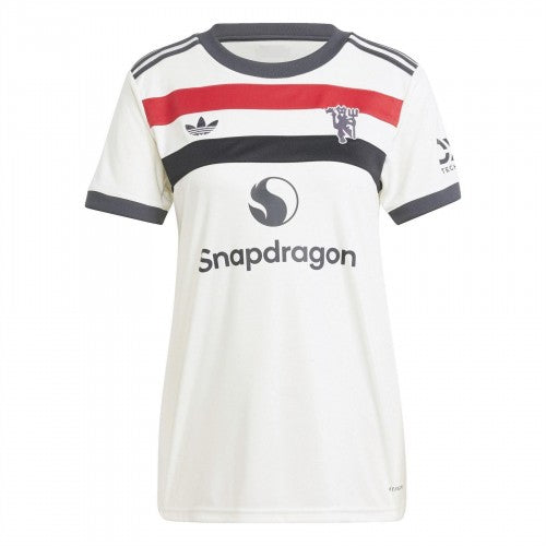 Front - Adidas Womens/Ladies 2024/2025 Manchester United FC Third Jersey