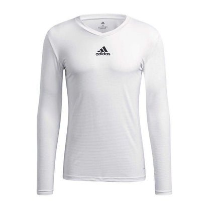 Front - Adidas Mens Team Base Long-Sleeved T-Shirt