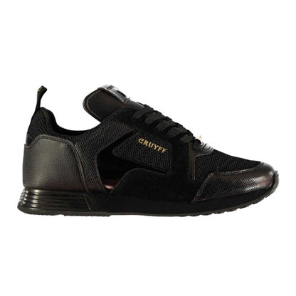 Front - Cruyff Mens Lusso Leather Trainers