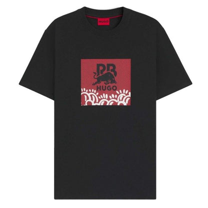 Front - Hugo Mens Red Bull Crew Neck T-Shirt