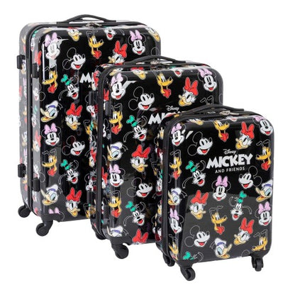 Front - Mickey Mouse & Friends Carry On Bag Set (Pack of 3)