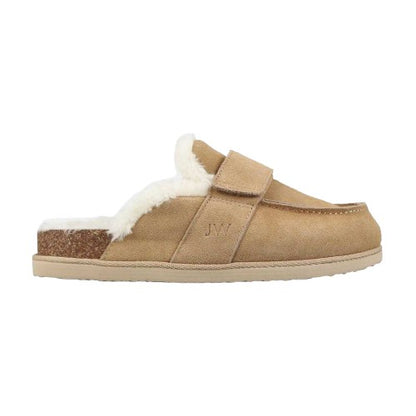 Front - Jack Wills Womens/Ladies Suede Mule Slippers
