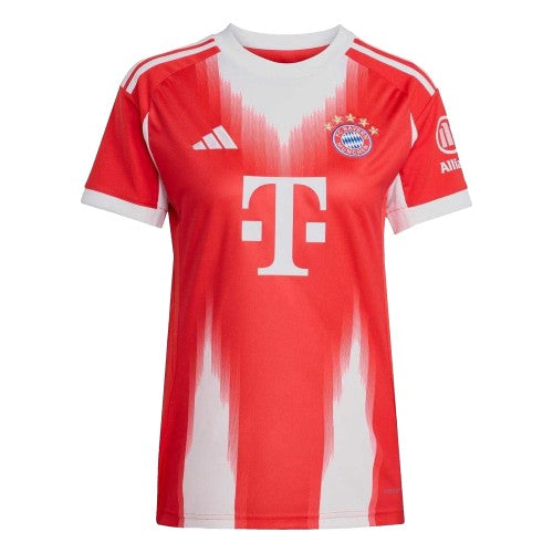 Front - Adidas Womens/Ladies 25/26 FC Bayern Munich Home Shirt