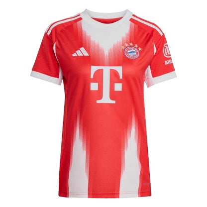 Front - Adidas Womens/Ladies 25/26 FC Bayern Munich Home Shirt