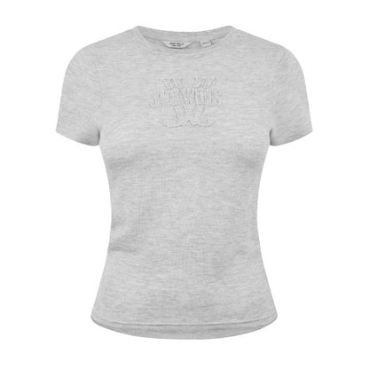 Front - Jack Wills Baby Slub Slim T-Shirt