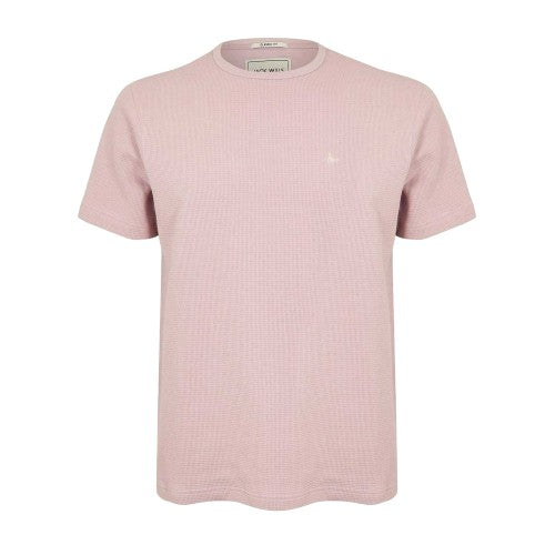 Front - Jack Wills Mens Logo Waffle Knit T-Shirt