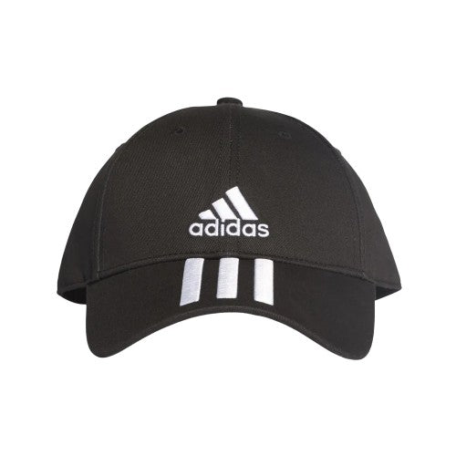 Front - Adidas Childrens/Kids Trio Logo Baseball Cap
