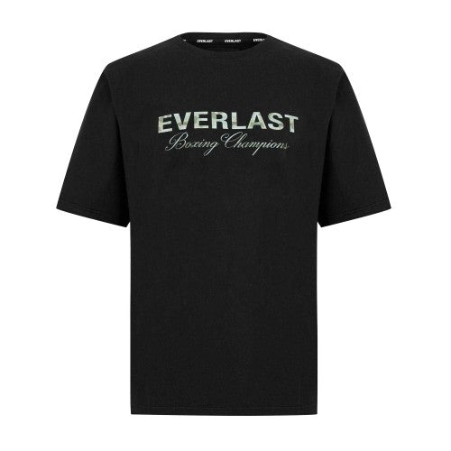 Front - Everlast Mens Camo Logo Relaxed Fit T-Shirt