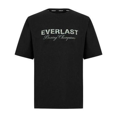 Front - Everlast Mens Camo Logo Relaxed Fit T-Shirt