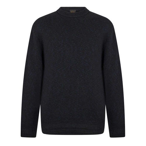 Front - Boss Mens Kokoage Ribbed Regular Jumper