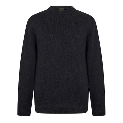 Front - Boss Mens Kokoage Ribbed Regular Jumper