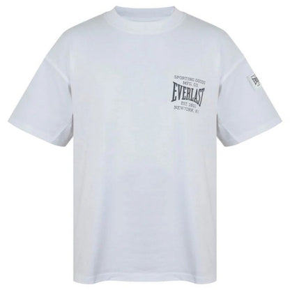 Front - Everlast Mens NYC Logo Crew Neck Oversized T-Shirt