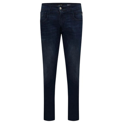 Front - Replay Mens Anbass Cotton Slim Jeans
