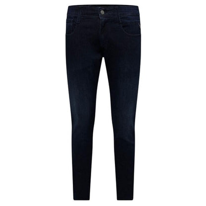 Front - Replay Mens Anbass Faded Slim Jeans