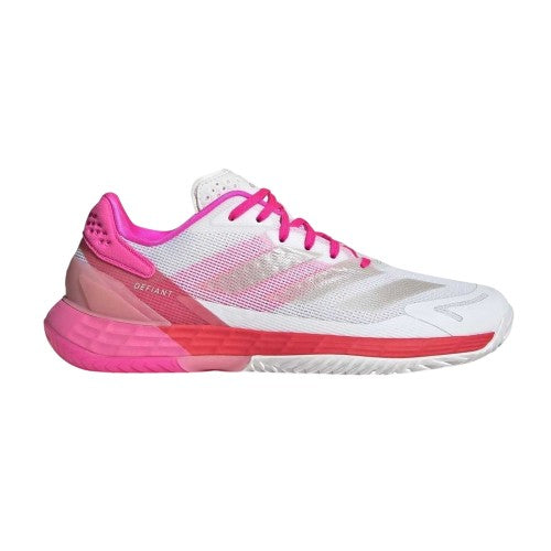 Front - Adidas Womens/Ladies Defiant Speed 2 Cushioned Tennis Shoes