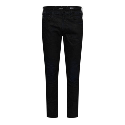 Front - Replay Mens Anbass Cotton Slim Jeans