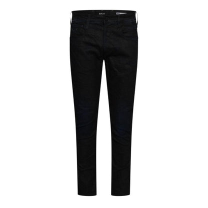 Front - Replay Mens Anbass Cotton Slim Jeans