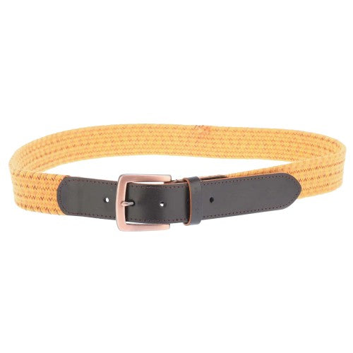 Front - Ted Baker Galan Cow Leather Woven Belt