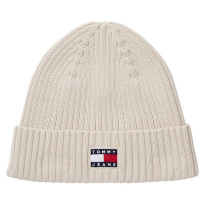 Front - Tommy Jeans Flag Logo Beanie