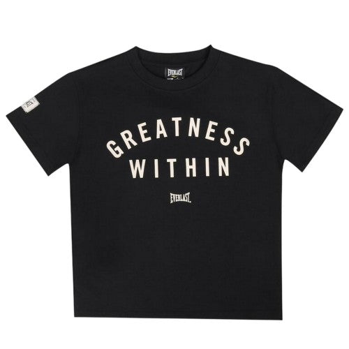 Front - Everlast Childrens/Kids Lettering Crew Neck Oversized T-Shirt