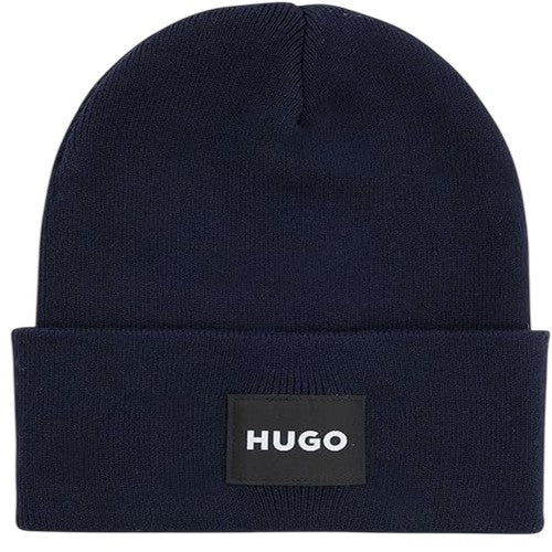 Front - Hugo Xevon Logo Casual Beanie