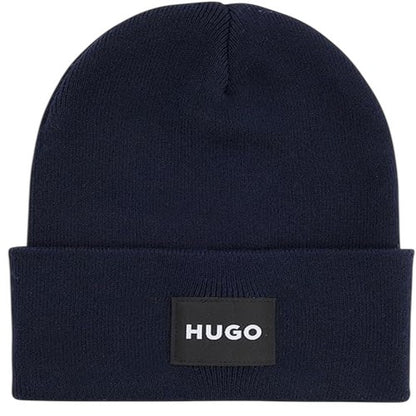 Front - Hugo Xevon Logo Casual Beanie