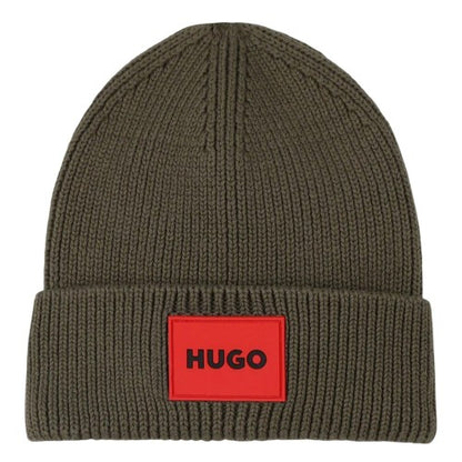Front - Hugo Ribbed Beanie