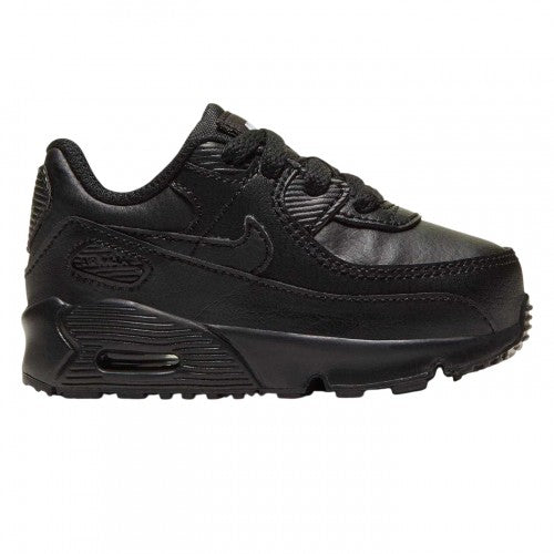 Front - Nike Childrens/Kids Air Max 90 Leather Trainers