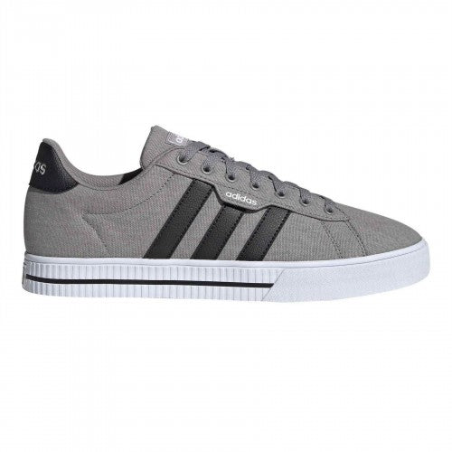 Front - Adidas Mens 3.0 Logo Canvas Trainers