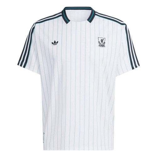 Front - Adidas Unisex Adult Terrace Icons Liverpool FC T-Shirt