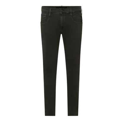Front - Replay Mens Anbass Hyperfreak Stretch Slim Jeans
