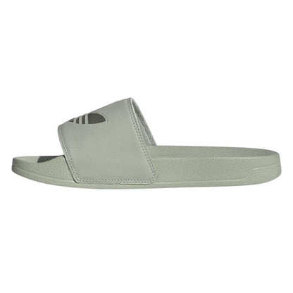 Green - Side - Adidas Womens-Ladies Adilette Lite Single Strap Slides