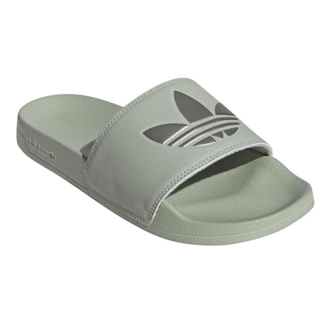 Green - Front - Adidas Womens-Ladies Adilette Lite Single Strap Slides