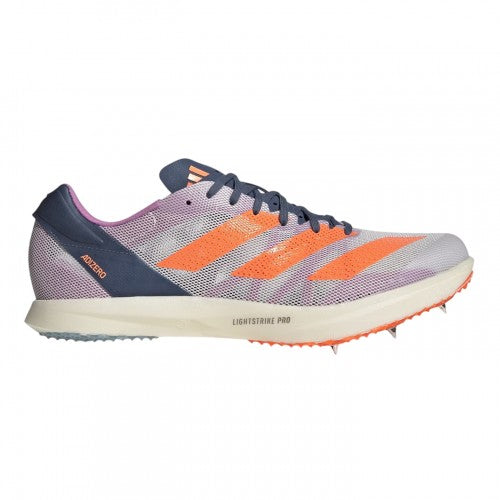 Front - Adidas Unisex Adult Adizero Running Athletic Shoe Spikes