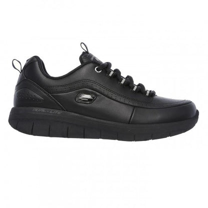Front - Skechers Womens/Ladies Elite Status Leather Trainers