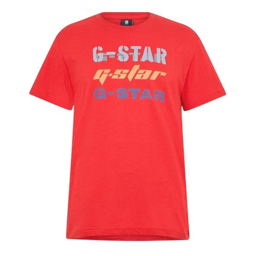 Front - G-Star Girls Stacked Logo Cotton T-Shirt