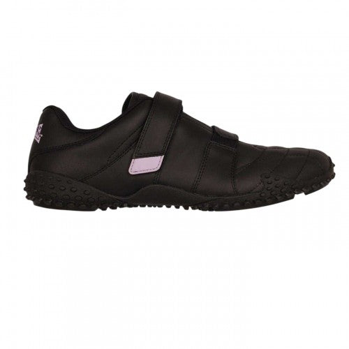 Front - Lonsdale Womens/Ladies Fulham Leather Hook and Loop Trainers